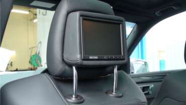 Mercedes E63 AMG Rear DVD Entertainment System