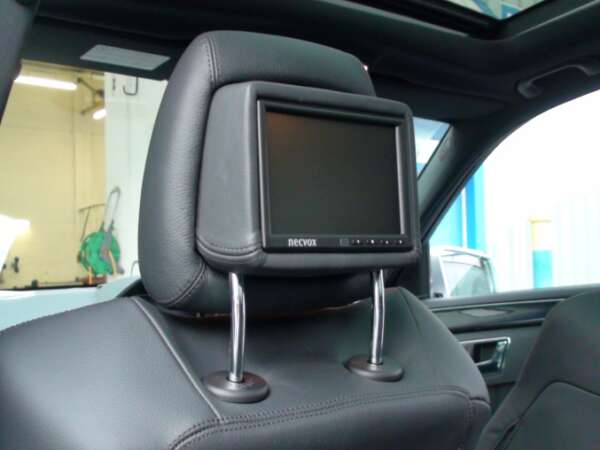 Mercedes E63 AMG Rear DVD Entertainment System