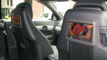 Mercedes E-Class (W212) Cabriolet Rear DVD Package