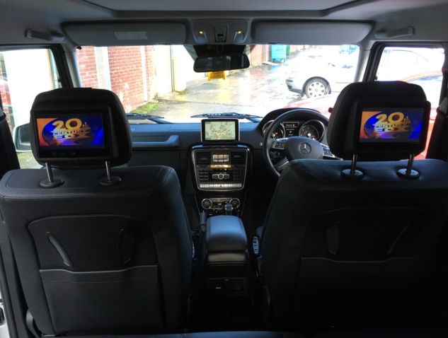 Mercedes G-Wagon Rear DVD Package